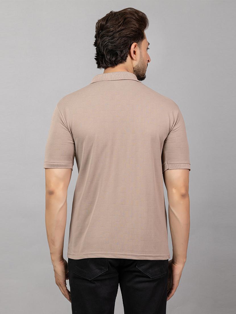 men self design short sleeve regular fit polo t-shirt - 21964800 - Standard Image - 2
