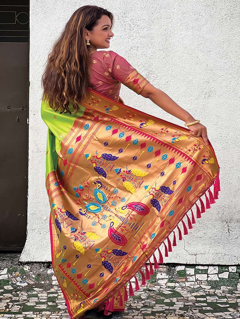 women self design paithani saree with blouse - 21964817 -  Standard Image - 2