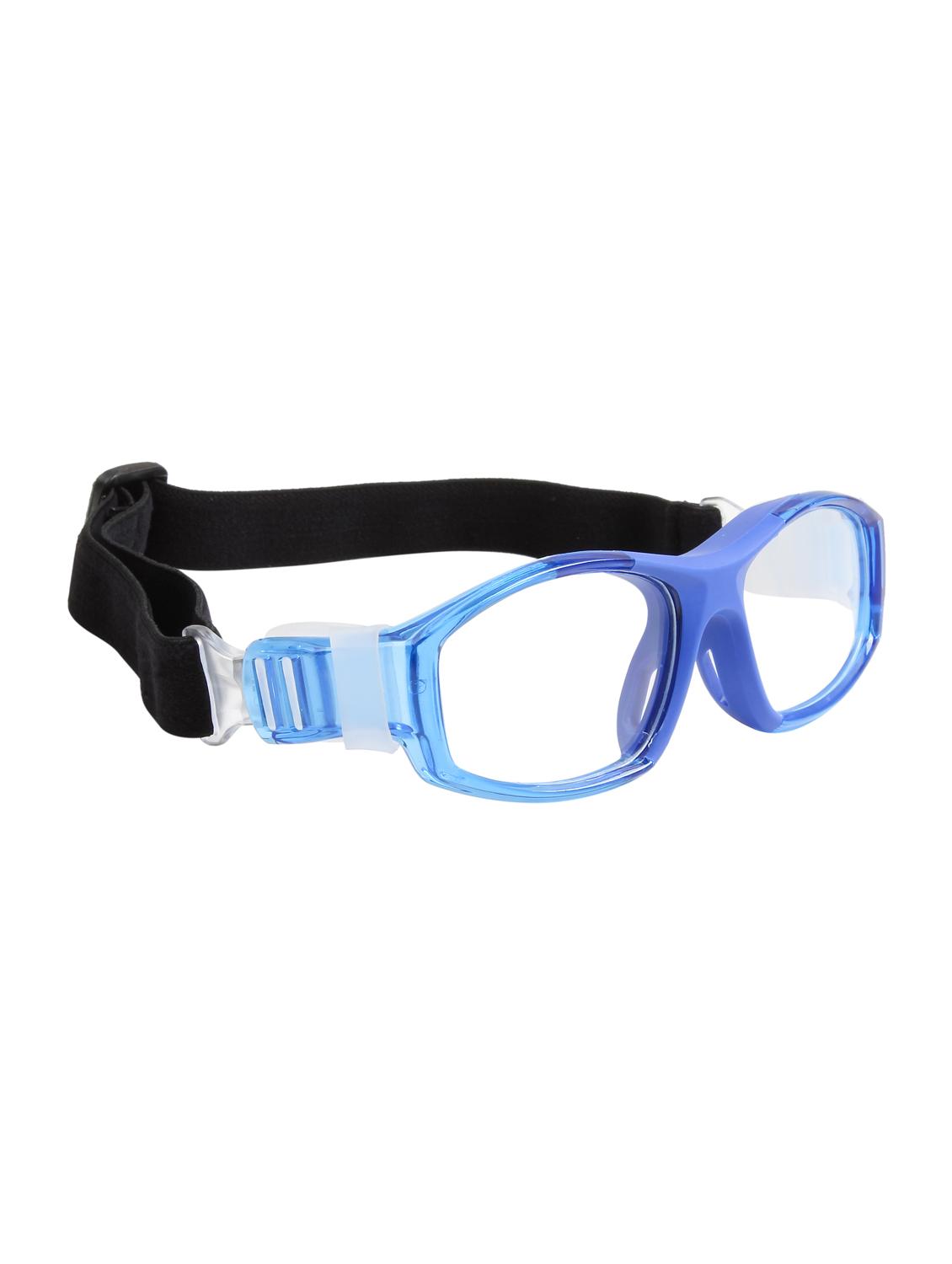 unisex blue rectangular sports sunglasses - 21964962 - Standard Image - 2