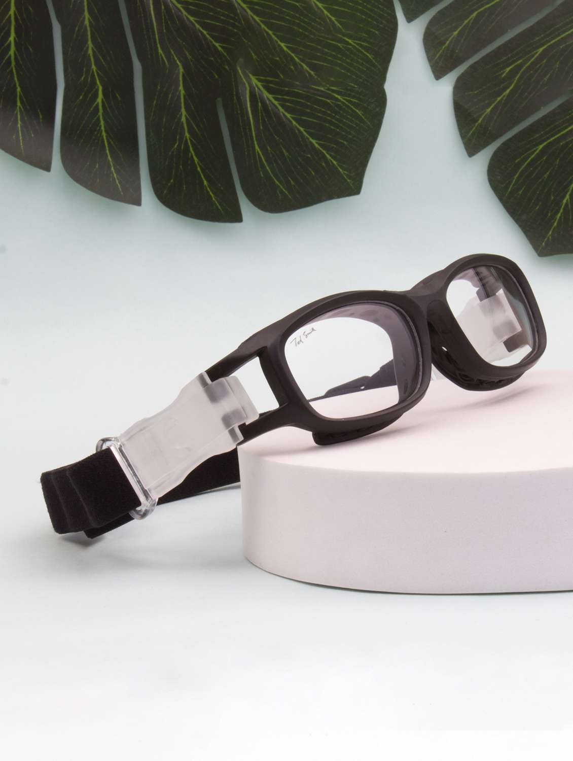 unisex black oval sports sunglasses