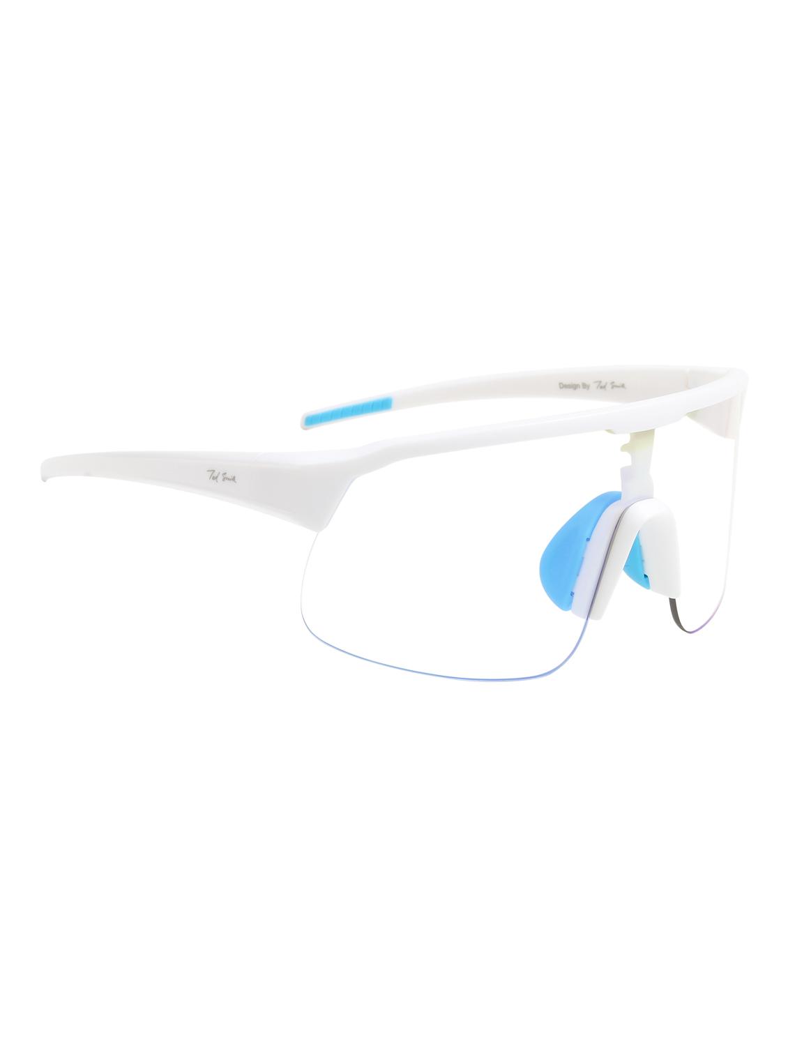 unisex white sports shooting glasses - 21964967 - Standard Image - 2