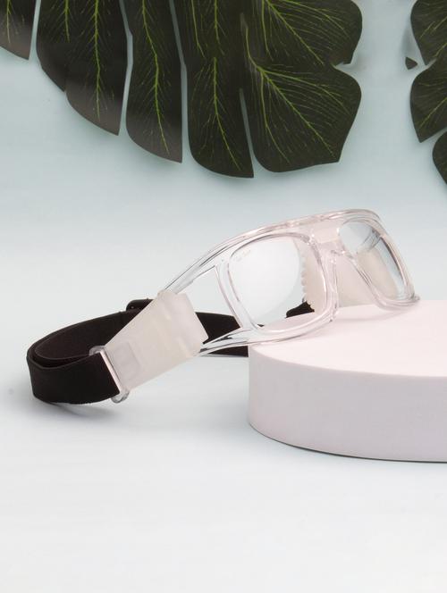 unisex transparent  wrap around sports sunglasses  - 21964968 -  Standard Image - 0