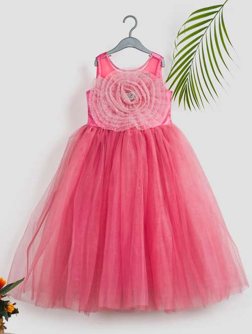 girls embellished sleeveless party gown - 21964980 - Standard Image - 0