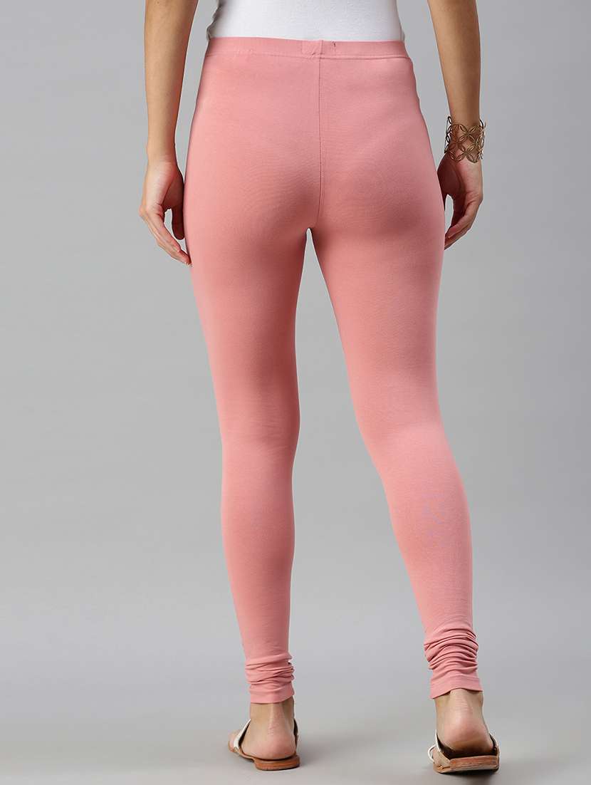 women solid mid rise full length legging - 21965033 -  Standard Image - 2