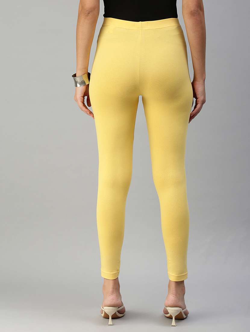 women solid mid rise ankle length legging - 21965047 -  Standard Image - 2