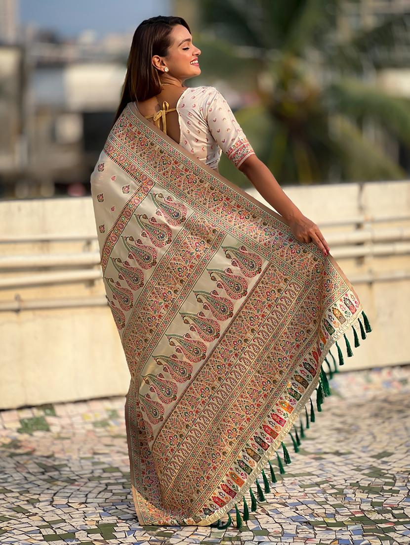 women self design banarasi saree with blouse - 21965072 - Standard Image - 2