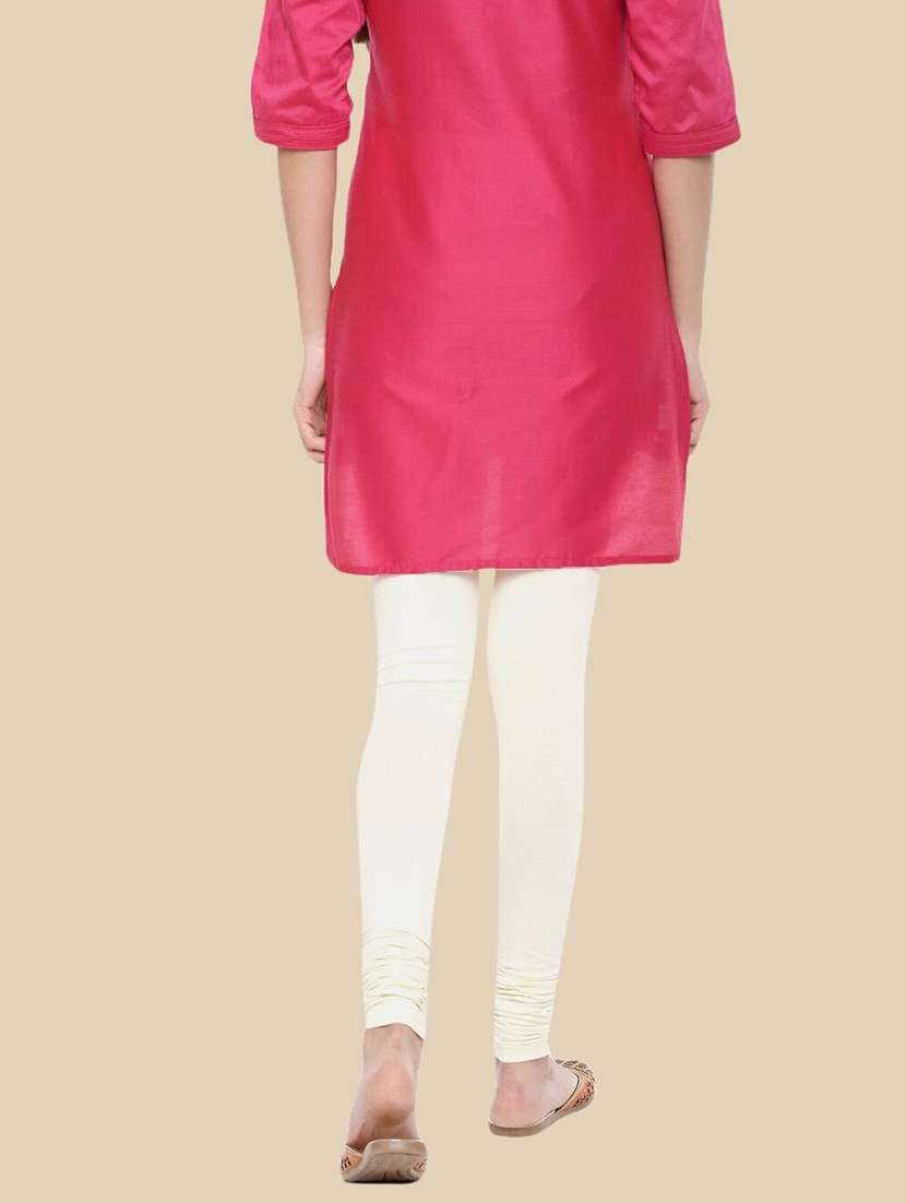 women solid mid rise full length legging - 21965135 - Standard Image - 2