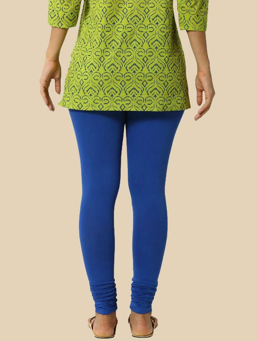 women solid mid rise ankle length legging - 21965139 - Standard Image - 2