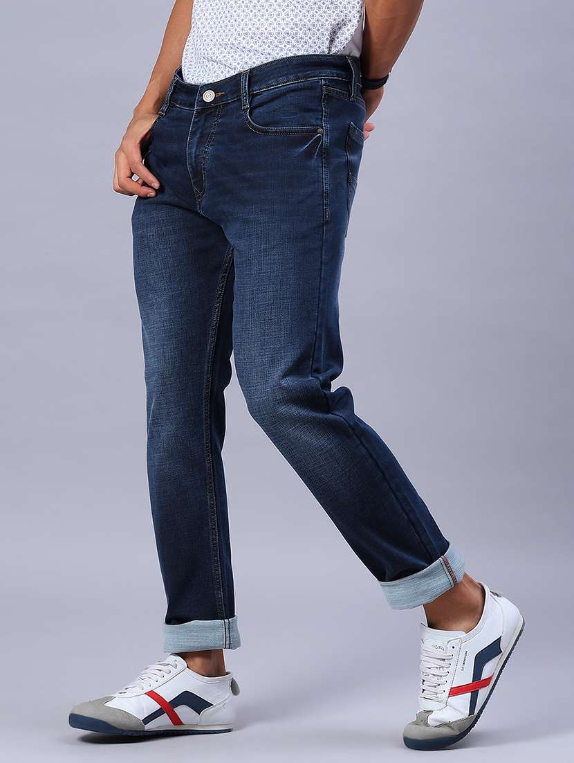 men washed mid rise full length jeans - 21965230 -  Standard Image - 2