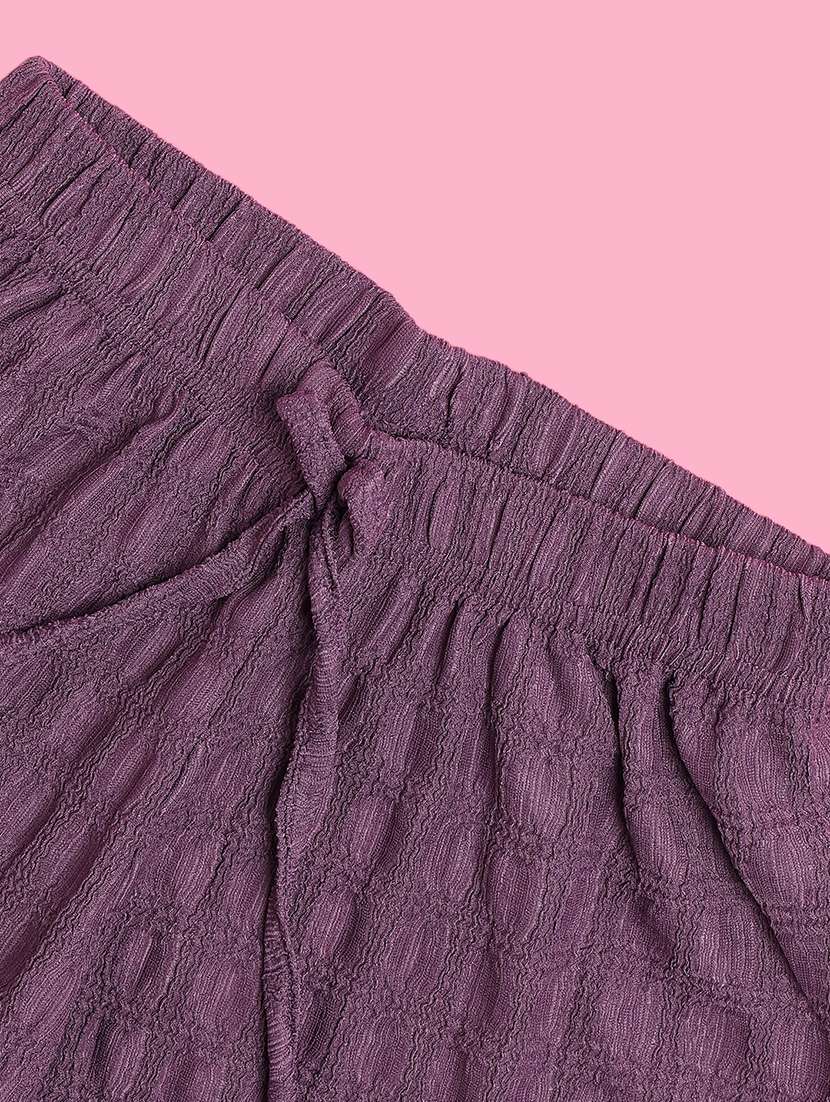 girls self design mid rise shorts - 21965283 -  Standard Image - 2