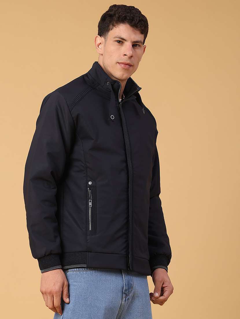 men solid long sleeve quilted jacket - 21965435 -  Standard Image - 2