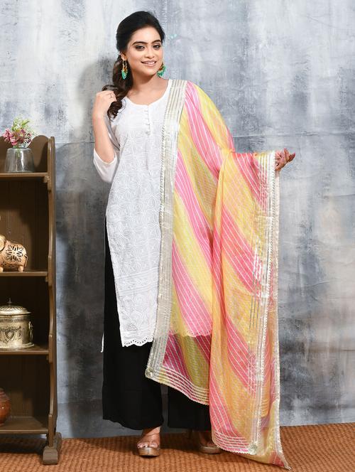 women striped printed dupatta - 21965726 -  Standard Image - 0