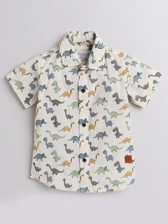 white cotton shirt
