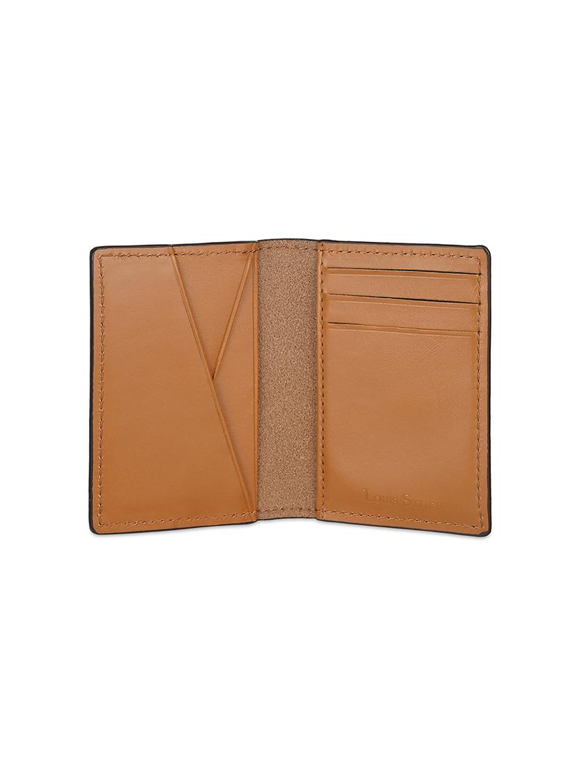 men brown solid leather wallet - 21966121 - Standard Image - 2