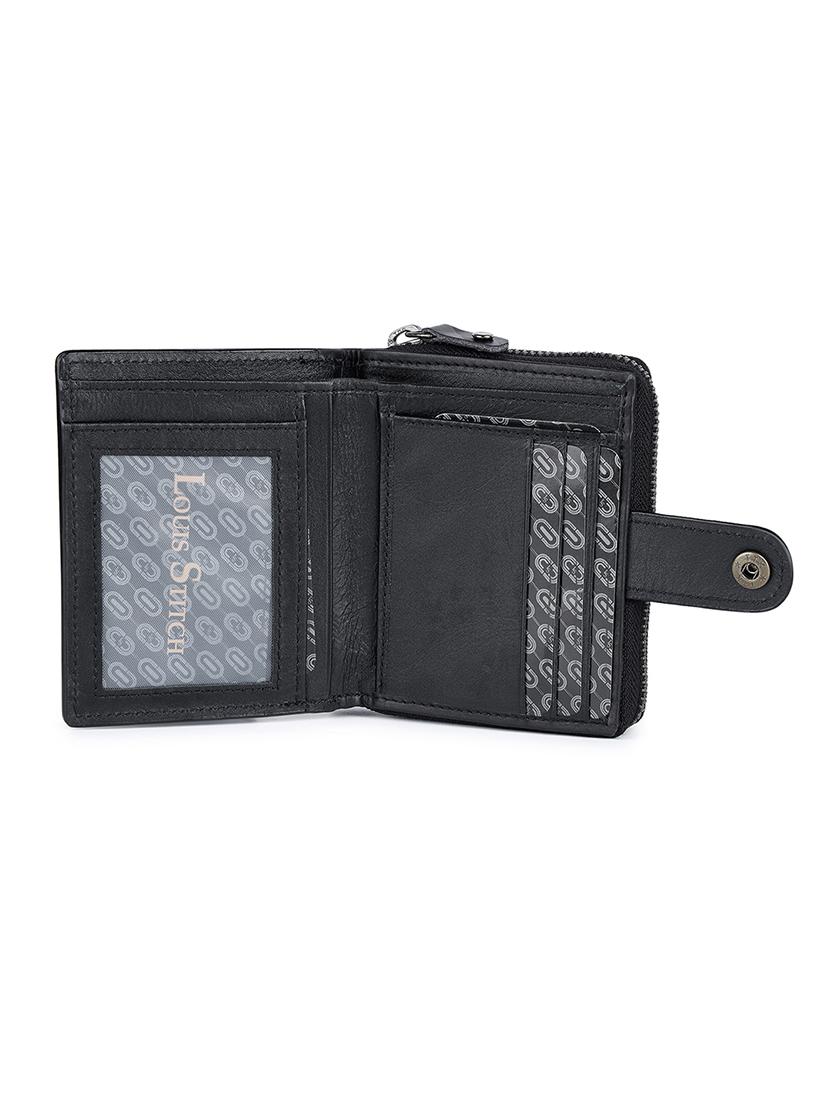 men black textured leather wallet - 21966128 - Standard Image - 2