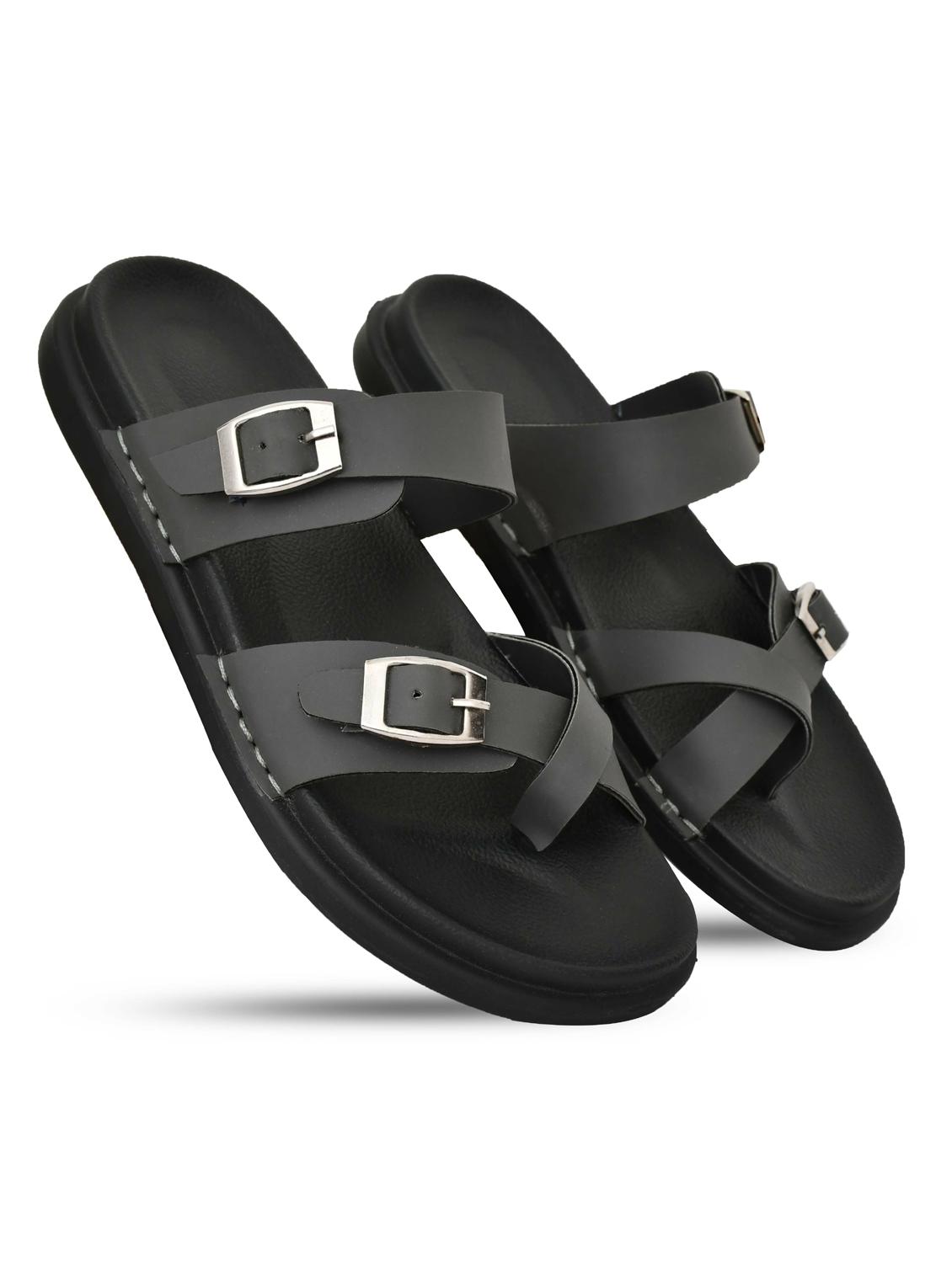 men solid toe separator sandal - 21966220 - Standard Image - 2