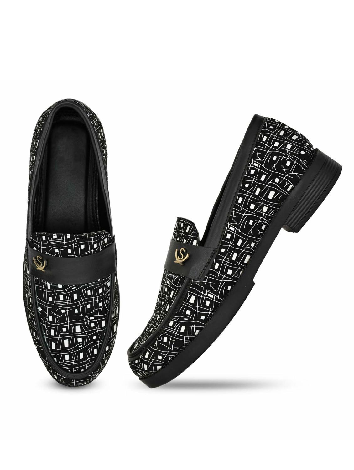 men printed slip on loafer - 21966221 - Standard Image - 2