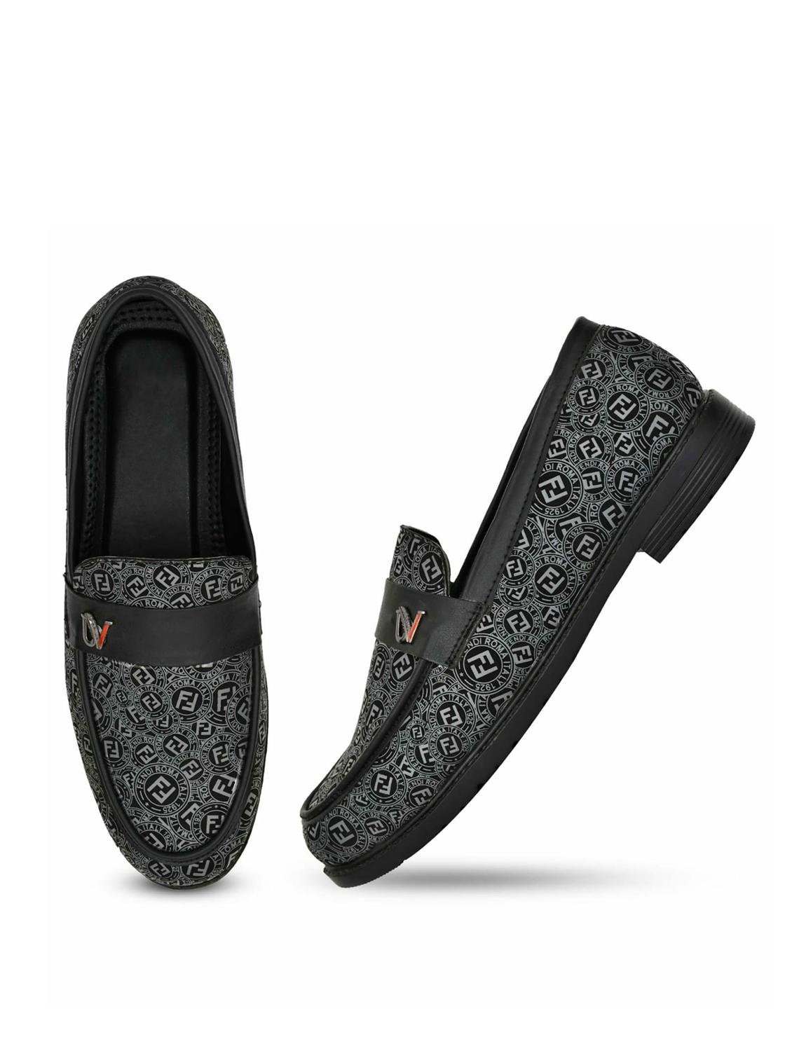 men printed slip on loafer - 21966222 - Standard Image - 2
