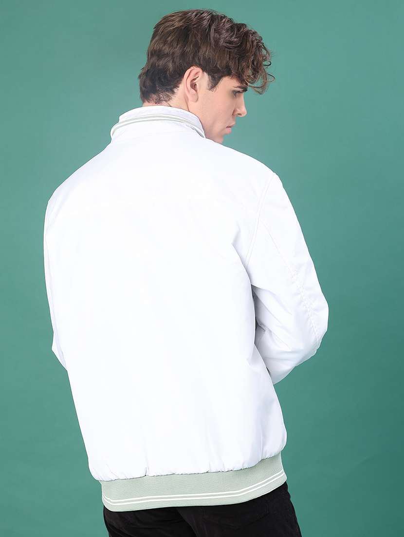 men solid long sleeve regualr fit casual jacket - 21966242 -  Standard Image - 2