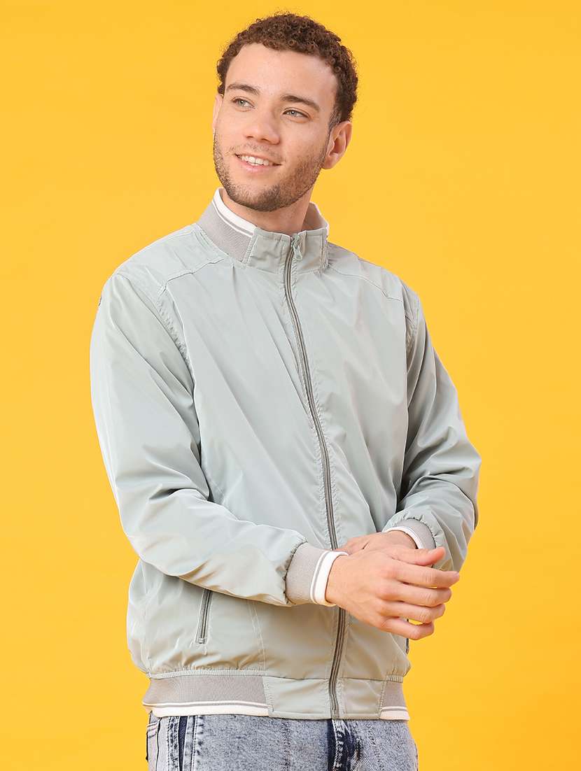 men solid long sleeve reversible bomber jacket - 21966261 -  Standard Image - 2