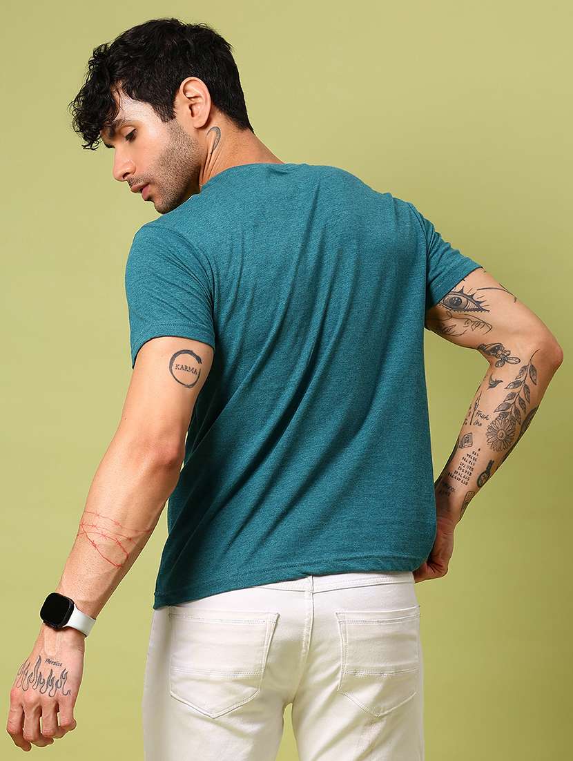 men solid short sleeve regular fit t-shirt - 21966536 - Standard Image - 2