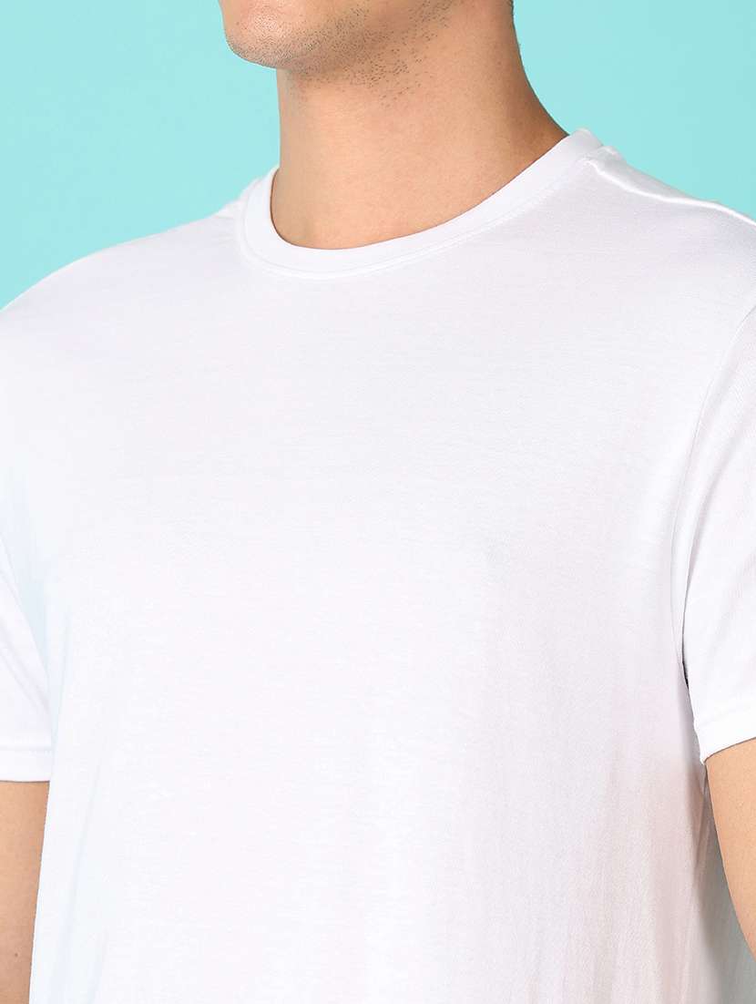 men solid round neck regular fit t-shirt - 21966564 -  Standard Image - 2