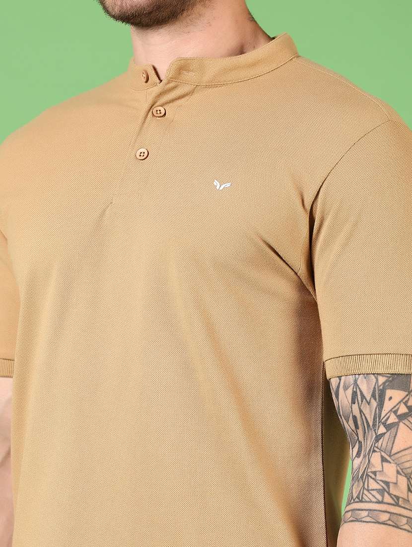 men solid short sleeve regular fit t-shirt - 21966569 -  Standard Image - 2