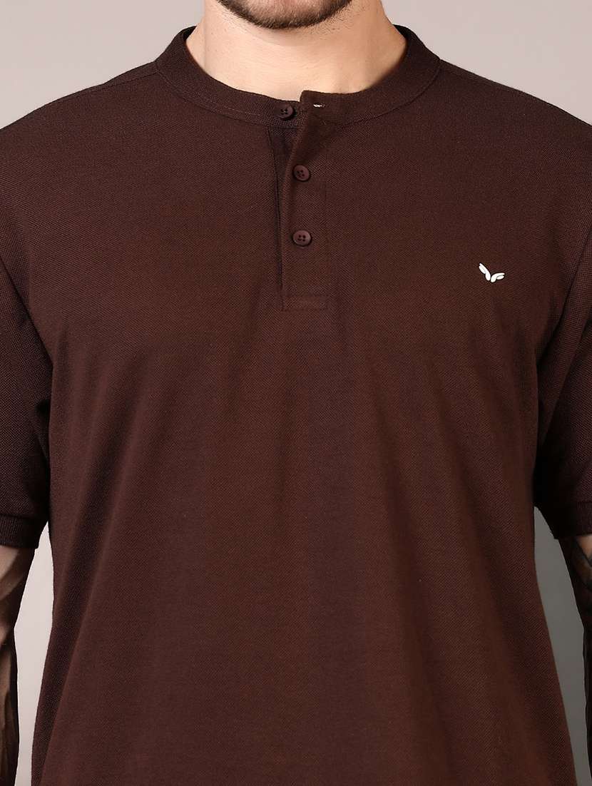 men solid short sleeve regular fit t-shirt - 21966570 -  Standard Image - 2