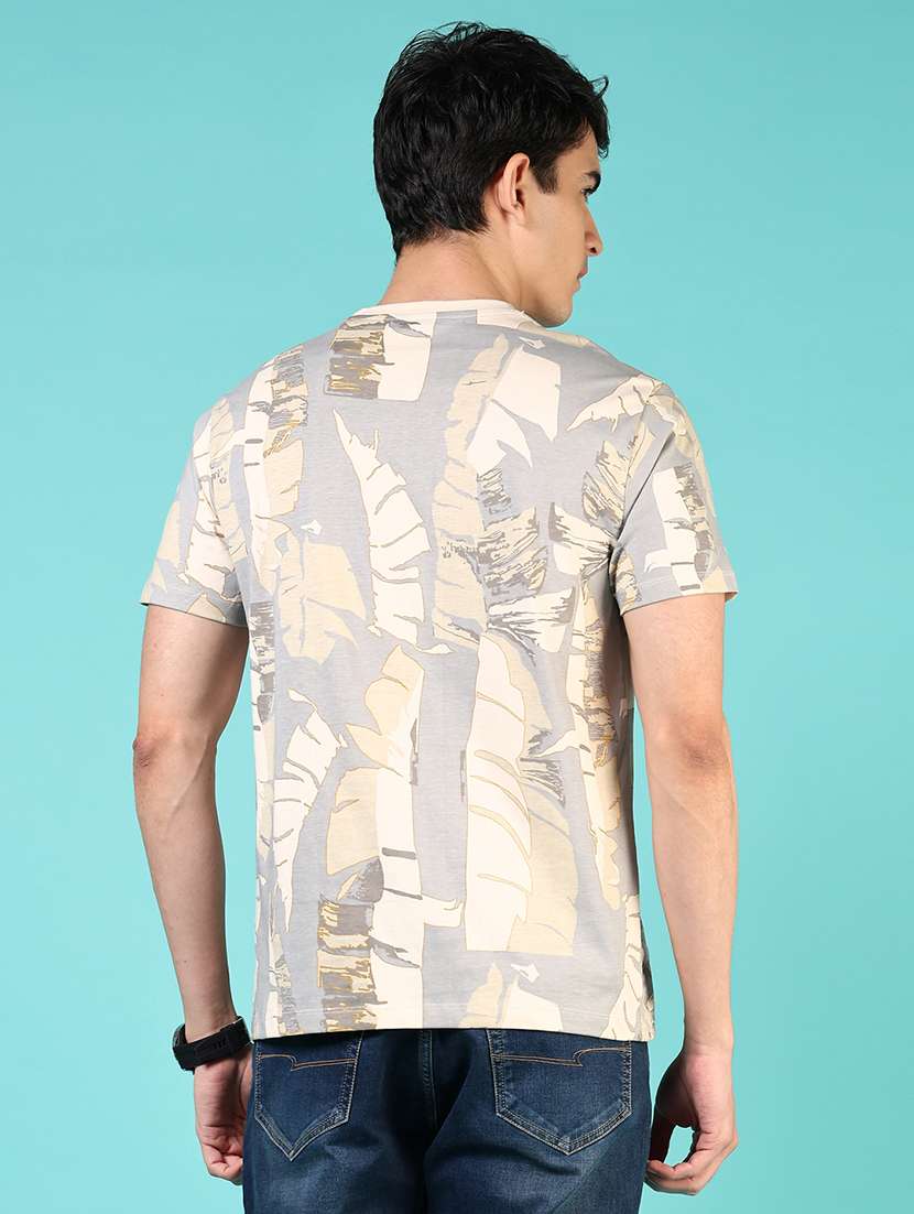 men printed short sleeve regular fit t-shirt - 21966574 - Standard Image - 2