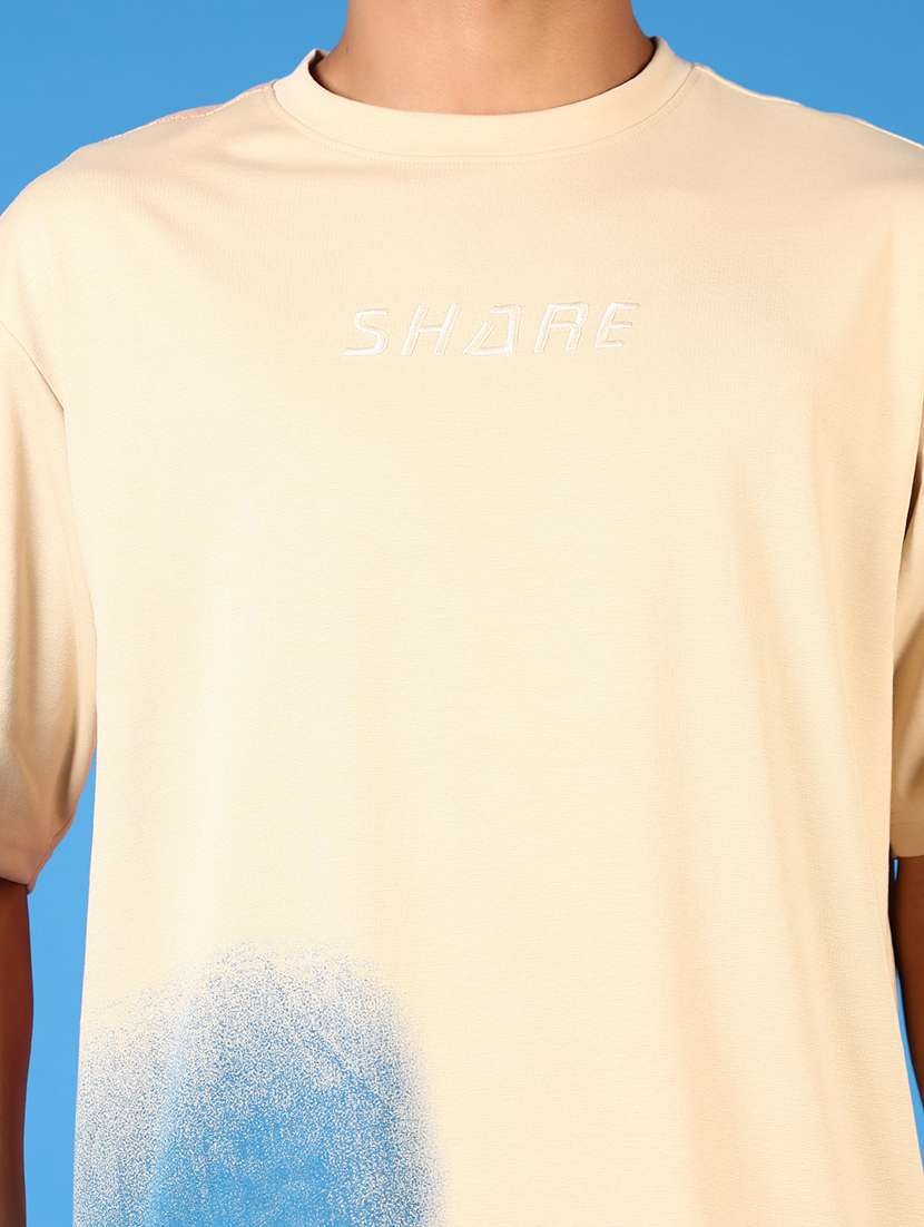 men back print short sleeve loose fit t-shirt - 21966584 -  Standard Image - 2