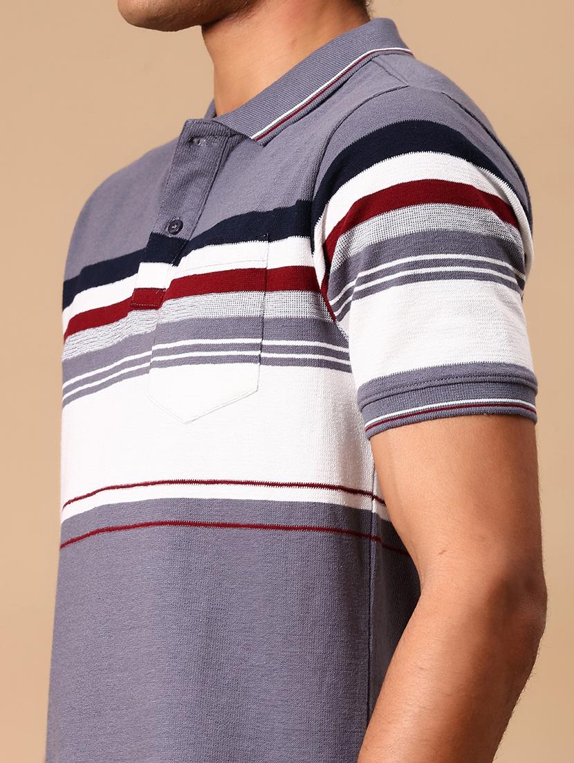 grey poly cotton plain tshirt - 21966588 - Standard Image - 2