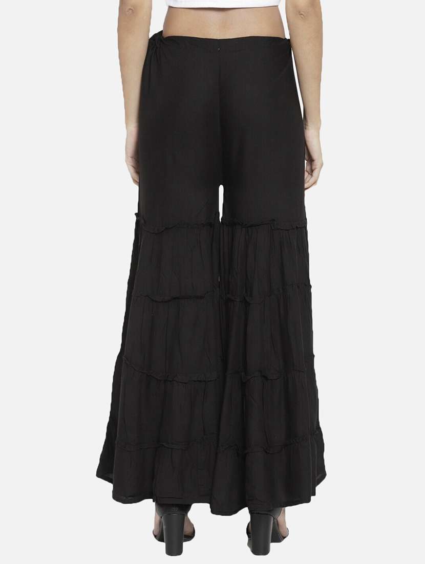 women solid mid rise sharara - 21966906 -  Standard Image - 2