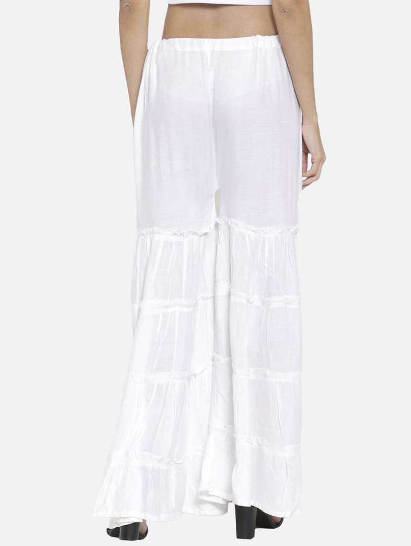 women solid mid rise sharara - 21966927 -  Standard Image - 2