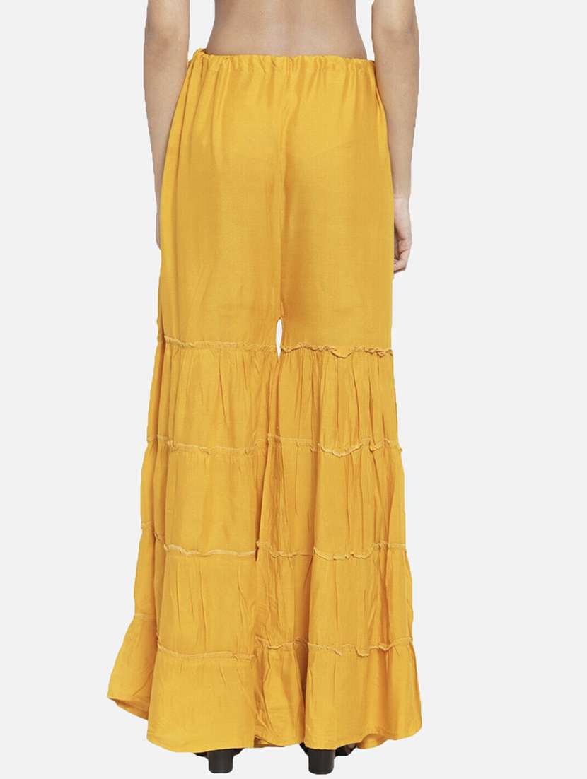 women solid mid rise sharara - 21966934 -  Standard Image - 2