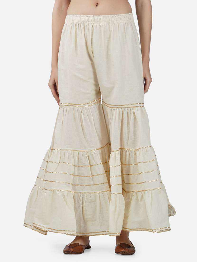 women solid with work mid rise gotta work sharara