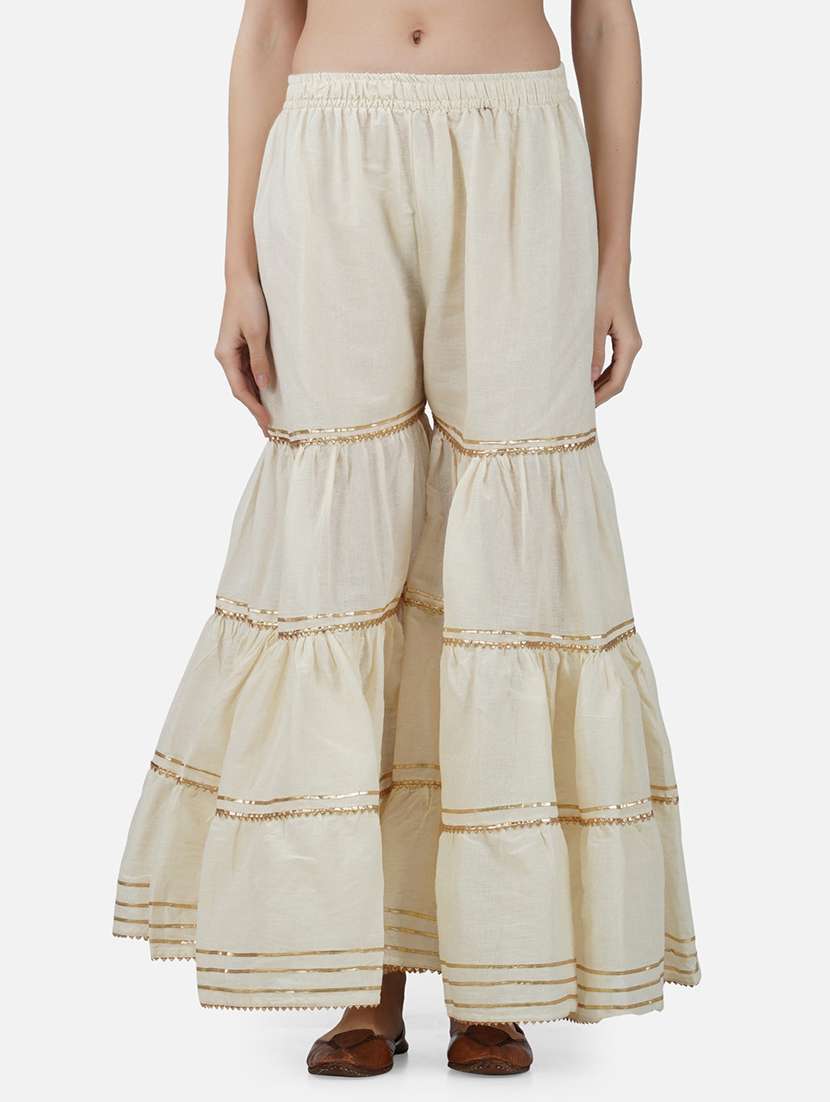 women solid with work mid rise gotta work sharara