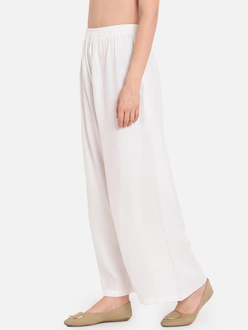women pack of 2 solid flared palazzo - 21966951 - Standard Image - 2