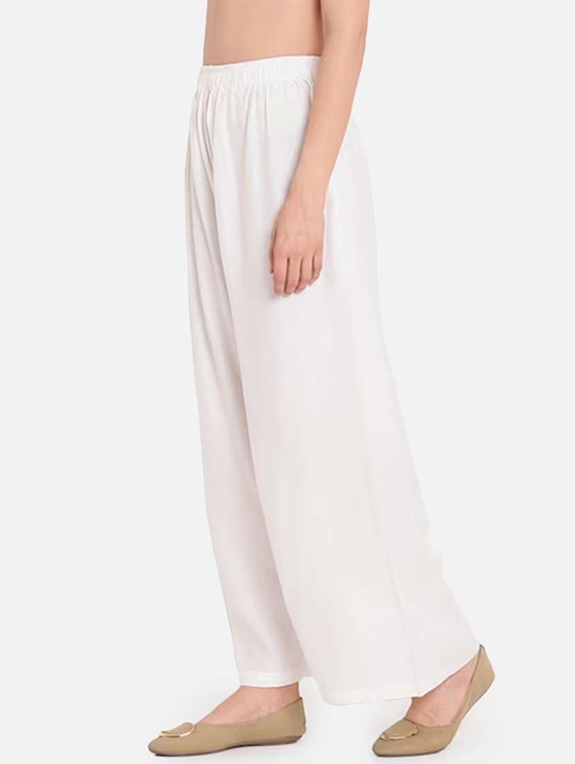 women pack of 2 solid flared palazzo - 21966952 -  Standard Image - 2