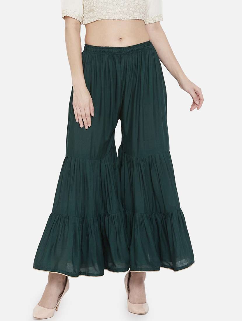 tiered sharara green