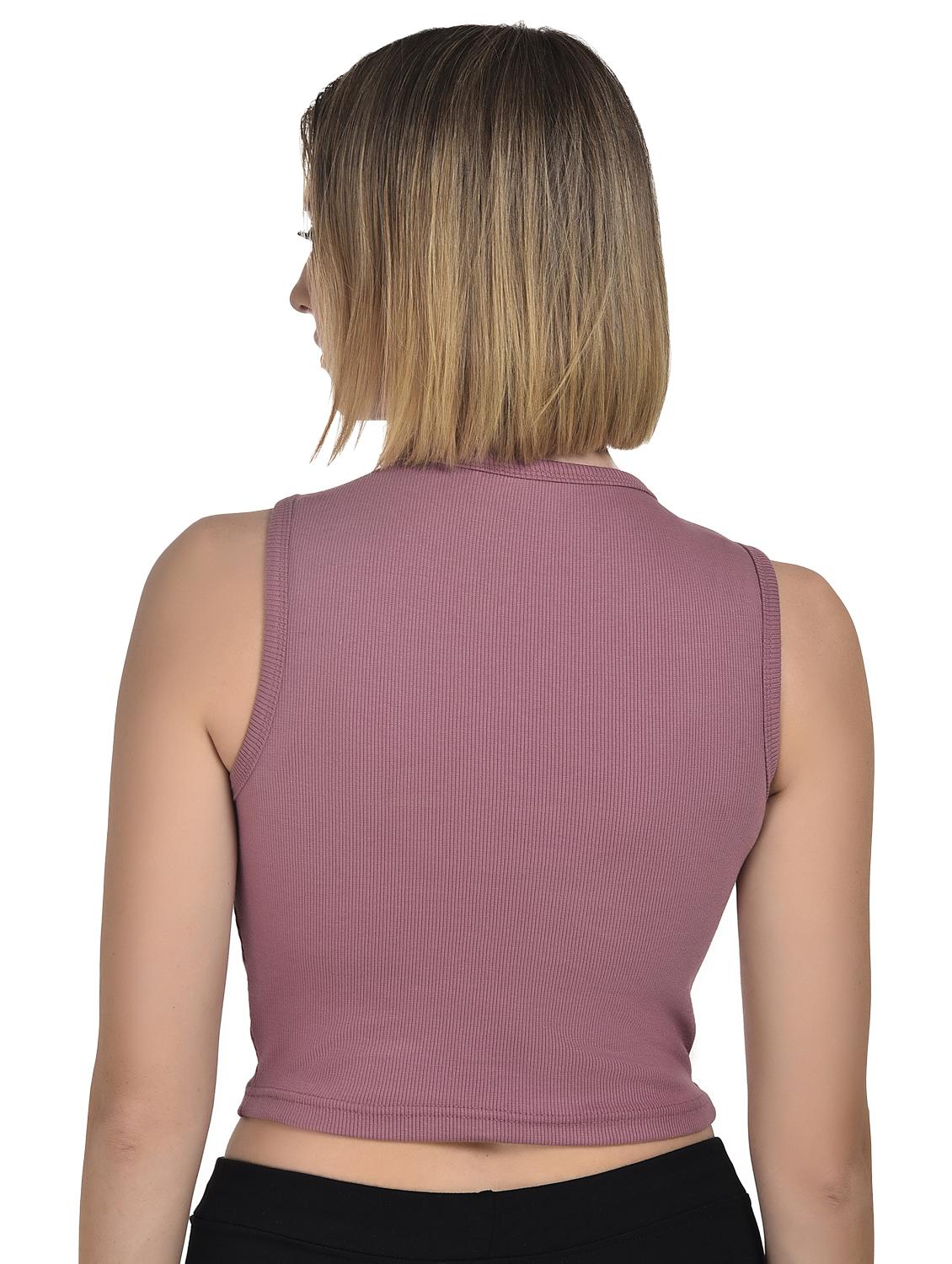 women pack of 2 solid sleeveless crop top - 21967125 - Standard Image - 7