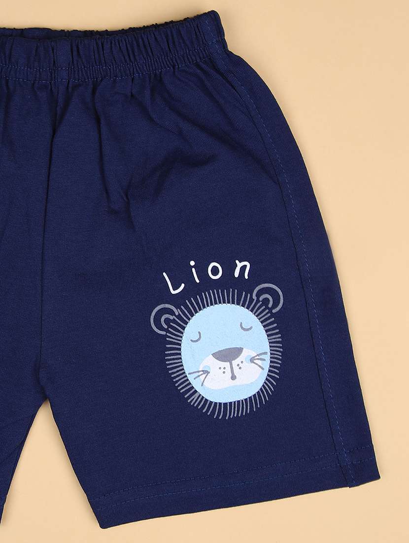 boys printed t-shirt & shorts twin set  - 21967851 -  Standard Image - 2