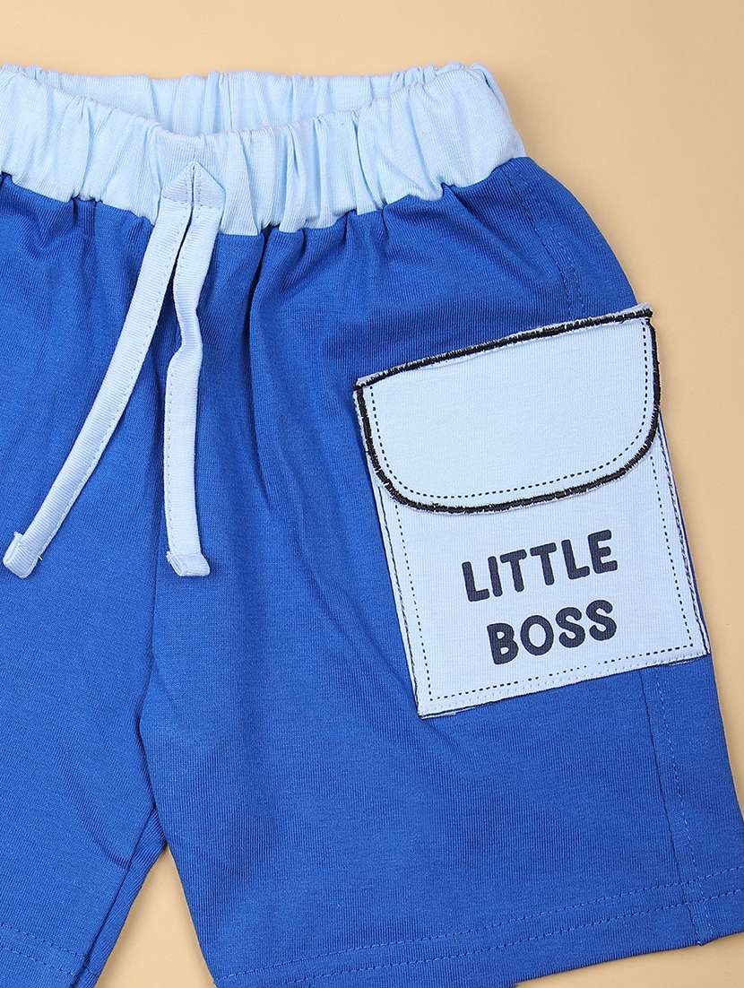 boys printed t-shirt & shorts twin set  - 21967853 -  Standard Image - 2