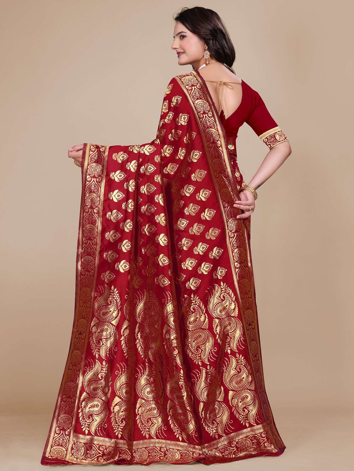 women self design banarasi saree with blouse - 21967984 -  Standard Image - 2