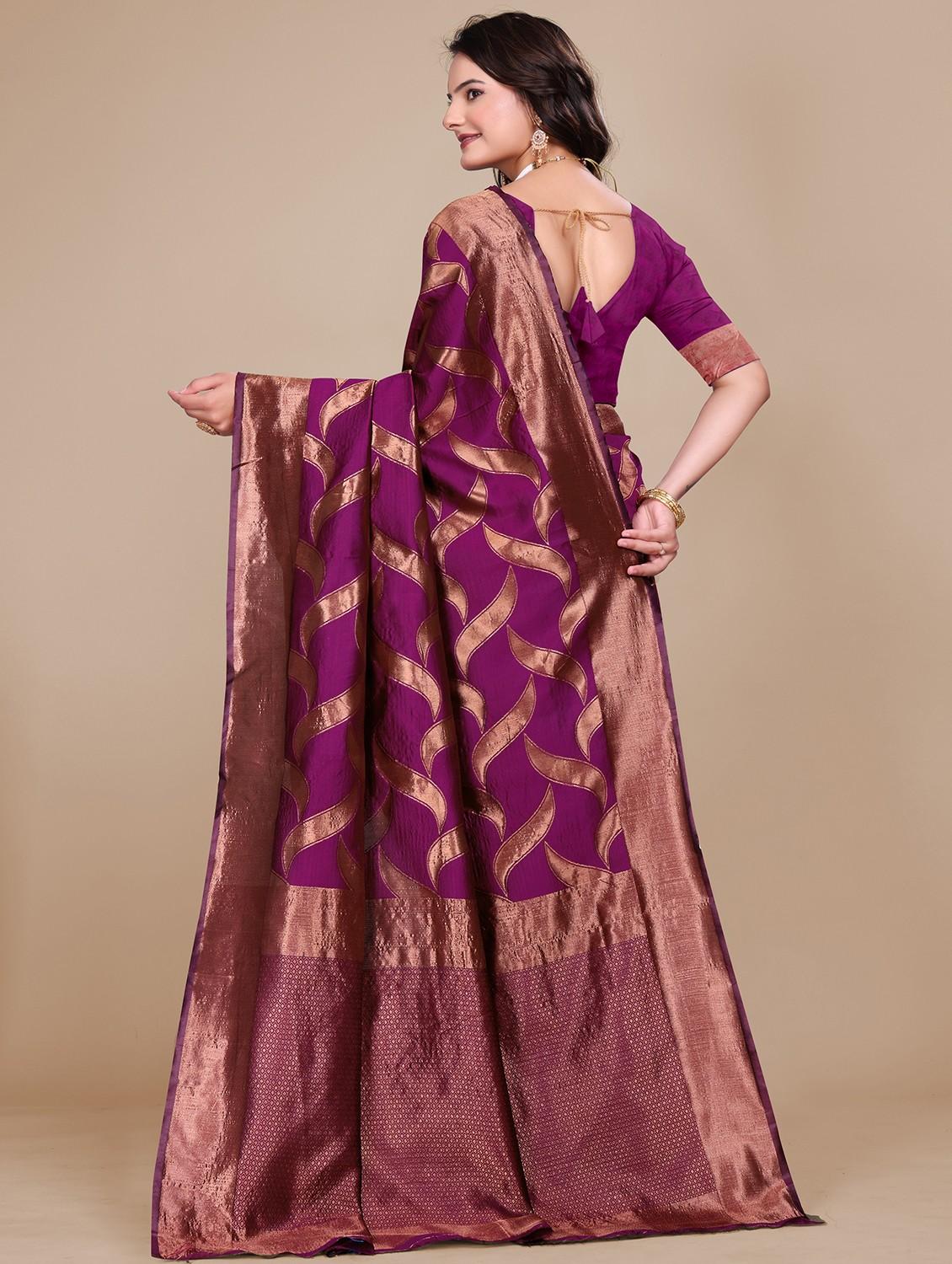 women self design banarasi saree with blouse - 21967993 - Standard Image - 2