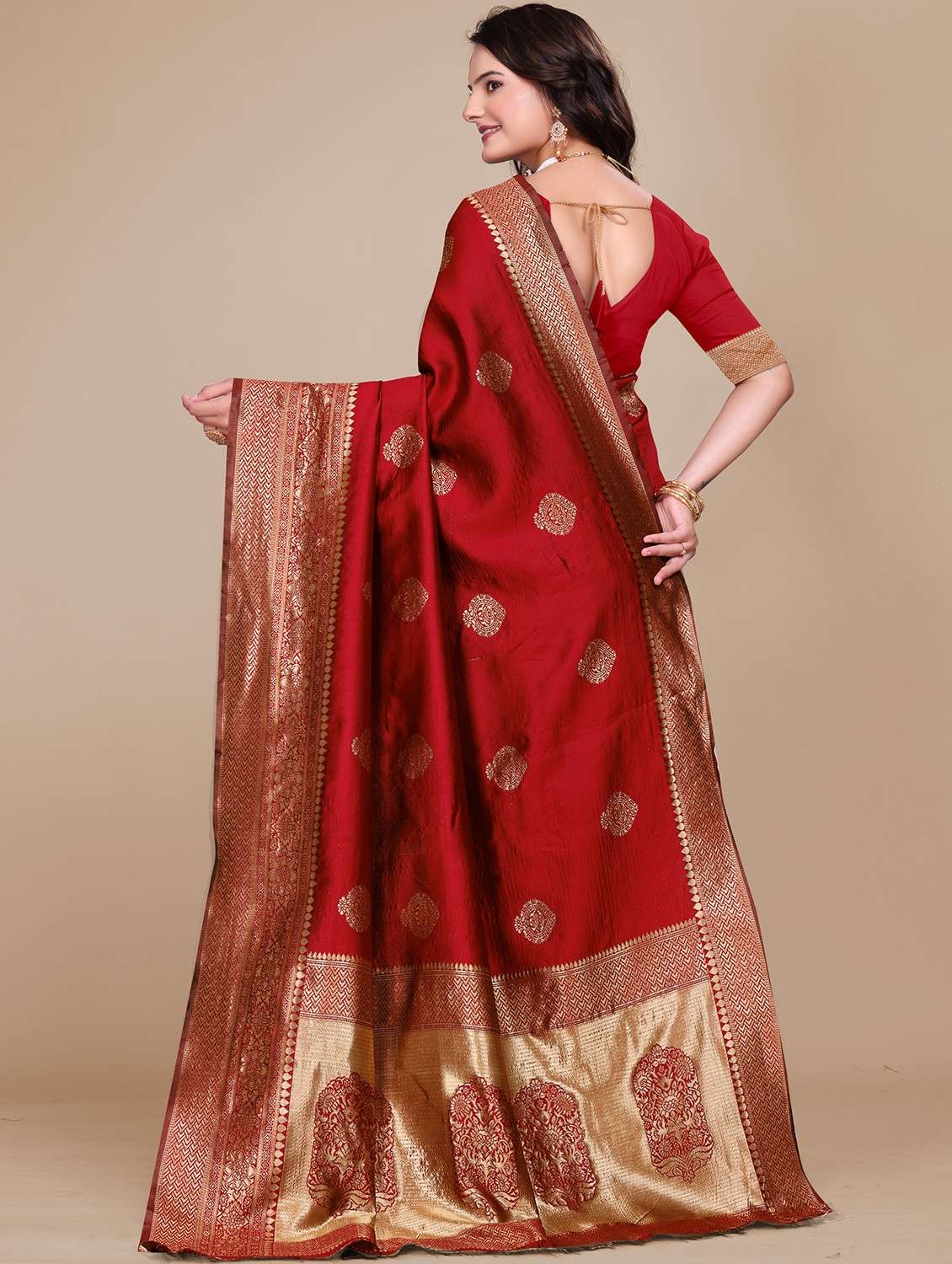 women self design banarasi saree with blouse - 21968000 - Standard Image - 2