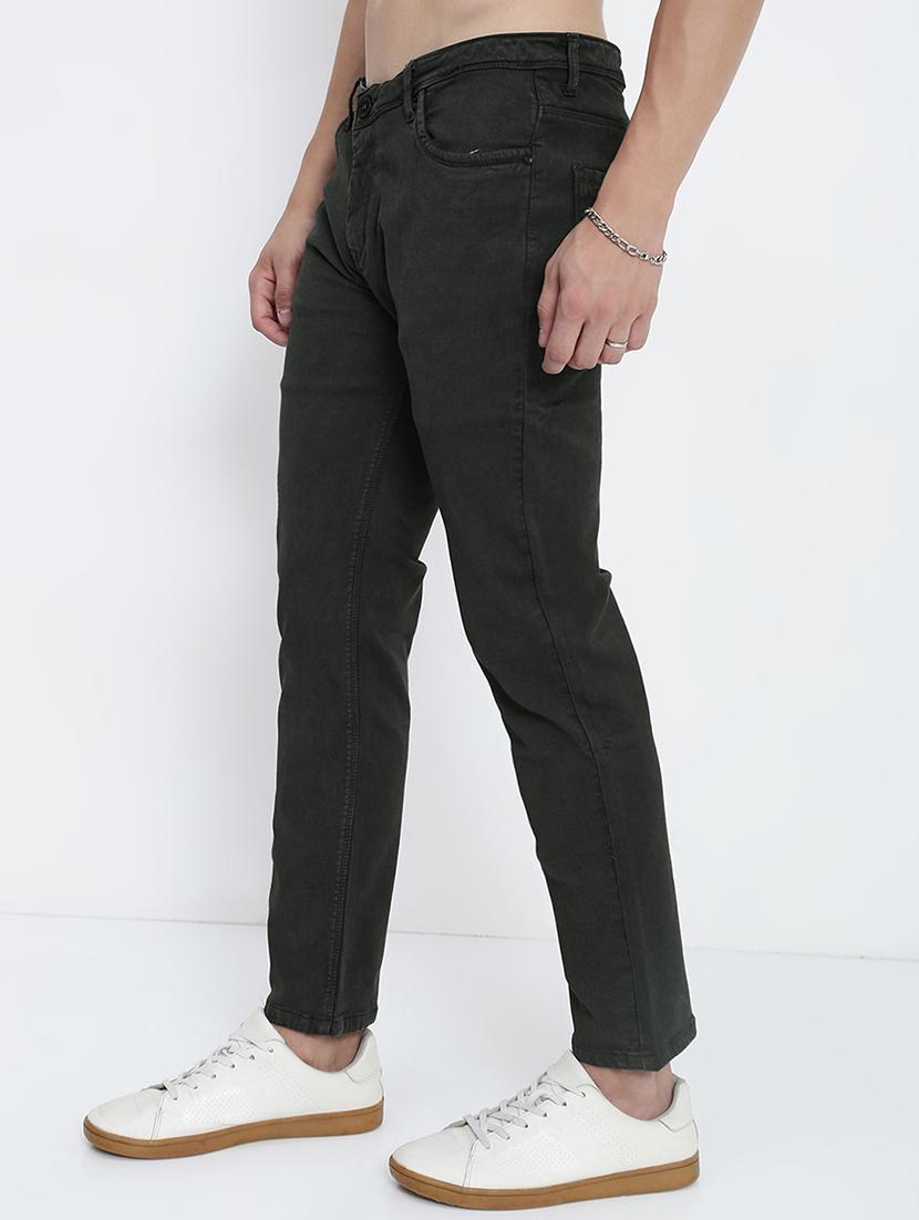 men solid mid rise slim fit jean - 21968058 - Standard Image - 2