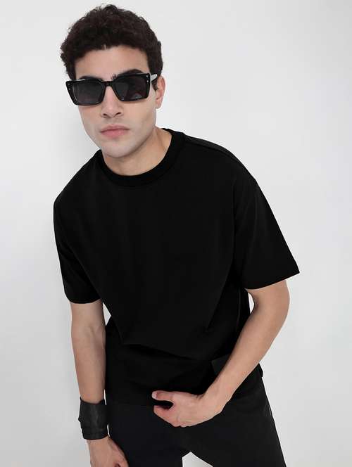 men solid short sleeve regular fit t-shirt - 21968068 -  Standard Image - 0