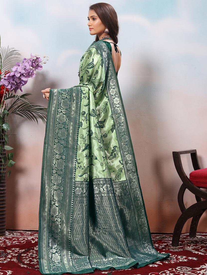 women self design banarasi saree with blouse - 21968094 - Standard Image - 2