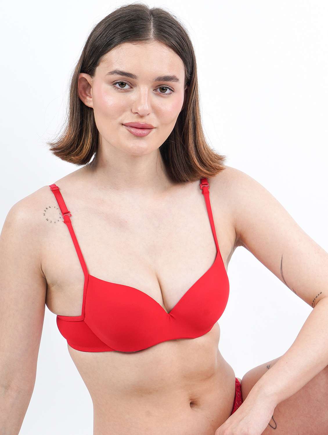 women solid underwired push up bra - 21968218 -  Standard Image - 2
