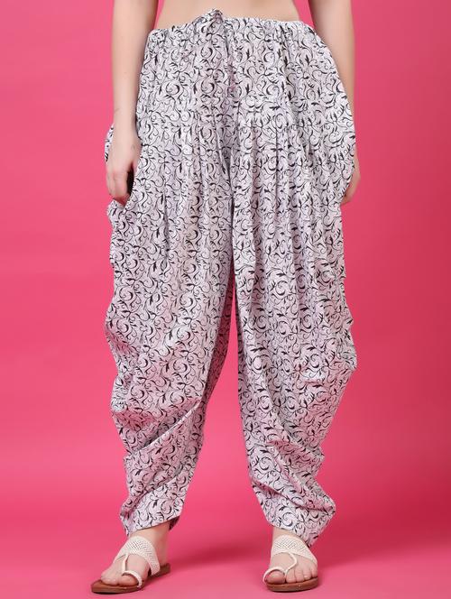 women printed mid rise patiyala salwar - 21968223 -  Standard Image - 0